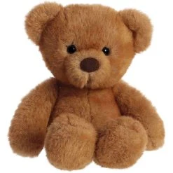 Little Softie The Plush Brown Teddy Bear By Aurora
