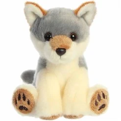 Lil Wiley The Little Baby Wolf Stuffed Animal By Aurora -Boutique plush toy store AR 03514 4