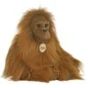 Realistic Stuffed Orangutan 11 Inch Plush Primate By Aurora