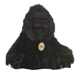 Realistic Stuffed Gorilla 11 Inch Plush Primate By Aurora