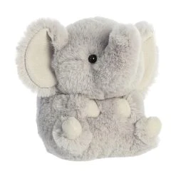 Trumpeter The Stuffed Elephant 5 Inch Rolly Pet By Aurora