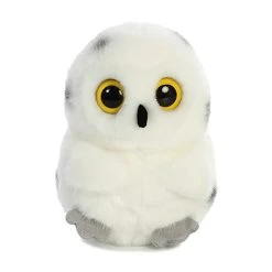Hoot The Snowy Owl Stuffed Animal 5 Inch Rolly Pet By Aurora