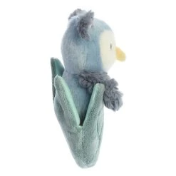 Pocket Peekers Baby Safe Plush Ollie Owl Rattle And Crinkle Toy By Ebba -Boutique plush toy store AR 23451 4