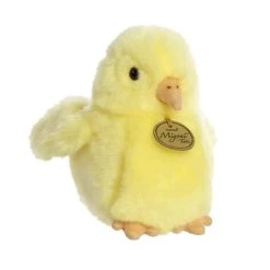 Realistic Stuffed Yellow Chick 6 Inch Miyoni Plush By Aurora -Boutique plush toy store AR 26425 4
