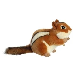 Realistic Stuffed Chipmunk 9 Inch Miyoni Plush By Aurora -Boutique plush toy store AR 26430 4