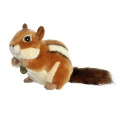 Realistic Stuffed Chipmunk 9 Inch Miyoni Plush By Aurora -Boutique plush toy store AR 26430 6