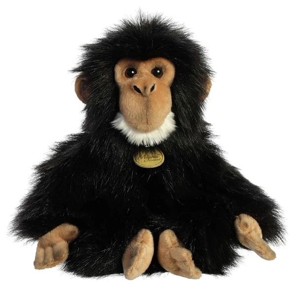 Realistic Stuffed Chimpanzee 9.5 Inch Miyoni Plush By Aurora 1 Realistic Stuffed Chimpanzee 9.5 Inch Miyoni Plush By Aurora