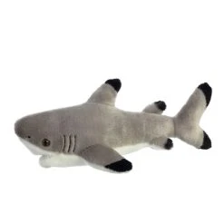 Realistic Stuffed Blacktip Shark 12.5 Inch Miyoni Plush By Aurora -Boutique plush toy store AR 26441 6