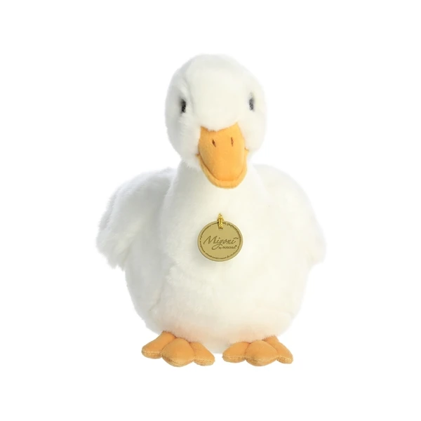 Realistic Stuffed American Pekin Duck Miyoni Plush By Aurora 2 Realistic Stuffed American Pekin Duck Miyoni Plush By Aurora - Image 2