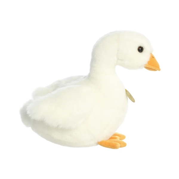 Realistic Stuffed American Pekin Duck Miyoni Plush By Aurora 3 Realistic Stuffed American Pekin Duck Miyoni Plush By Aurora - Image 3