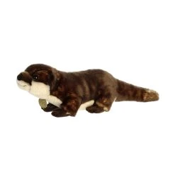 Realistic Stuffed River Otter Pup 14 Inch Miyoni Plush By Aurora -Boutique plush toy store AR 26489 6