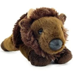 Plains The Stuffed Buffalo Mini Flopsie By Aurora -Boutique plush toy store AR 30530 4