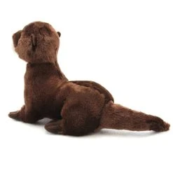 Plush Sliddy The Stuffed River Otter Mini Flopsie By Aurora -Boutique plush toy store AR 31230 4
