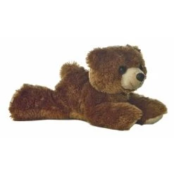 Barnsworth The Stuffed Grizzly Bear Mini Flopsie By Aurora