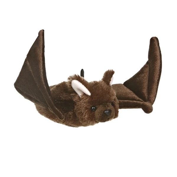 Little Wing The Stuffed Brown Bat Mini Flopsie By Aurora 2 Little Wing The Stuffed Brown Bat Mini Flopsie By Aurora - Image 2