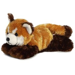 Little Red The Stuffed Lesser Panda Mini Flopsie By Aurora