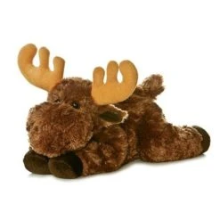 Plush Moose 12 Inch Stuffed Flopsie By Aurora