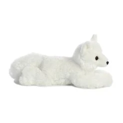 Arlo The Stuffed Arctic Fox Flopsie By Aurora 5 Arlo The Stuffed Arctic Fox Flopsie By Aurora -Boutique plush toy store AR 31568 4
