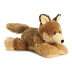 Little Clever The Stuffed Coyote Mini Flopsie By Aurora -Boutique plush toy store AR 31700 4