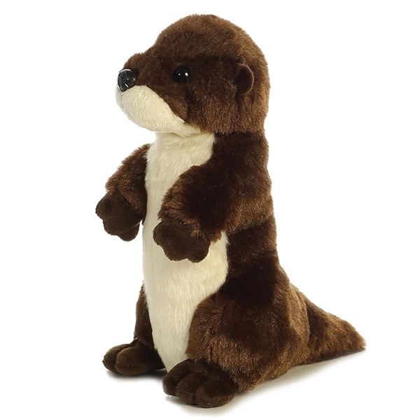 Little Bend The Stuffed River Otter Mini Flopsie By Aurora 2 Little Bend The Stuffed River Otter Mini Flopsie By Aurora - Image 2