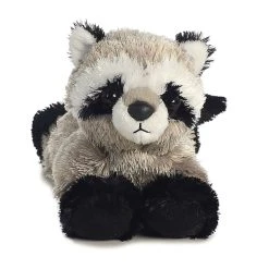 Little Rascal The Stuffed Raccoon Mini Flopsie By Aurora