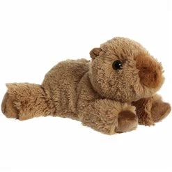 Little Charlie The Stuffed Capybara Mini Flopsie By Aurora
