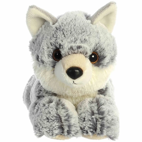 Winter The Little Stuffed Wolf Mini Flopsie By Aurora 2 Winter The Little Stuffed Wolf Mini Flopsie By Aurora - Image 2