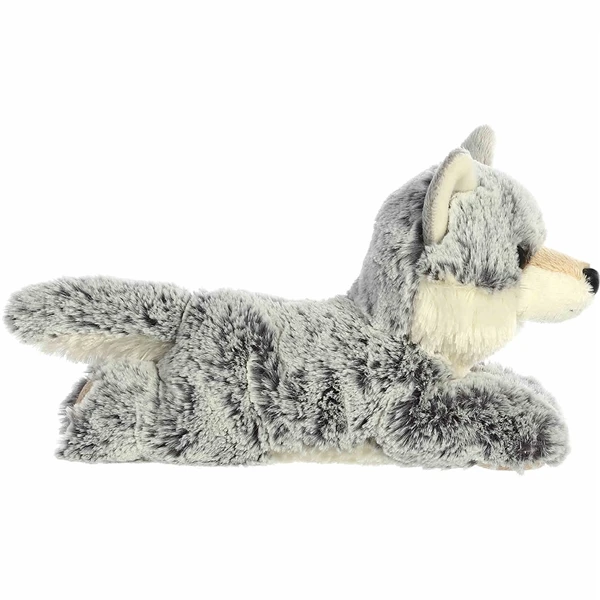 Winter The Little Stuffed Wolf Mini Flopsie By Aurora 3 Winter The Little Stuffed Wolf Mini Flopsie By Aurora - Image 3