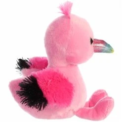 Little Fairy The Stuffed Pink Flamingo Mini Flopsie By Aurora -Boutique plush toy store AR 31805 4