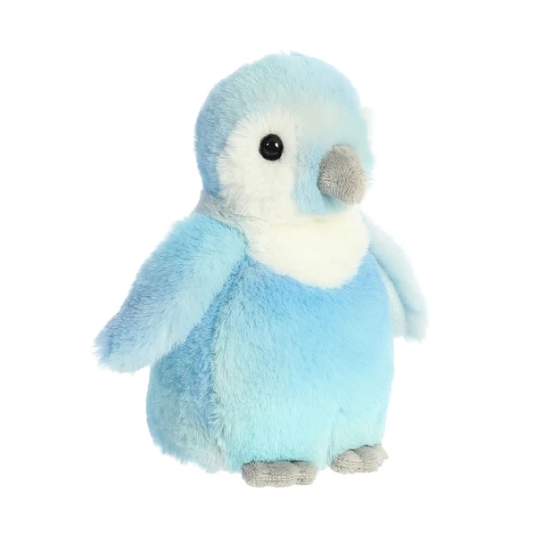Plush Blue Rainbow Baby Penguin Mini Flopsie By Aurora 2 Plush Blue Rainbow Baby Penguin Mini Flopsie By Aurora - Image 2