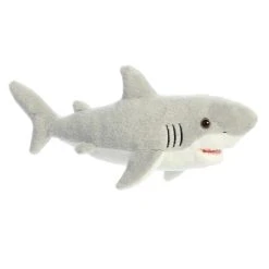 Stuffed Great White Shark Flopsie By Aurora