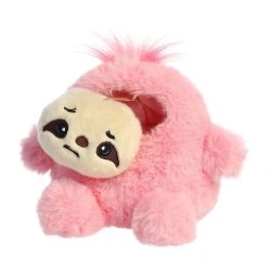 Emojeez Stuffed Sloth With Reversible Face By Aurora -Boutique plush toy store AR 33653 4