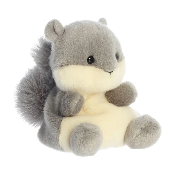 Gus The Plush Grey Squirrel Palm Pals By Aurora 2 Gus The Plush Grey Squirrel Palm Pals By Aurora - Image 2