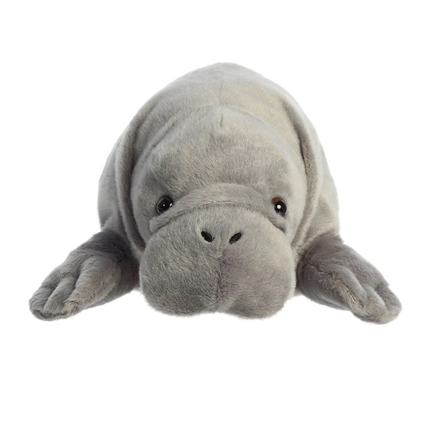 Manny The Stuffed Manatee 16 Inch Grand Flopsie By Aurora 2 Manny The Stuffed Manatee 16 Inch Grand Flopsie By Aurora - Image 2