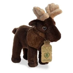 Eco Nation Stuffed Moose By Aurora