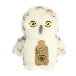 Eco Nation Mini Stuffed Owl By Aurora