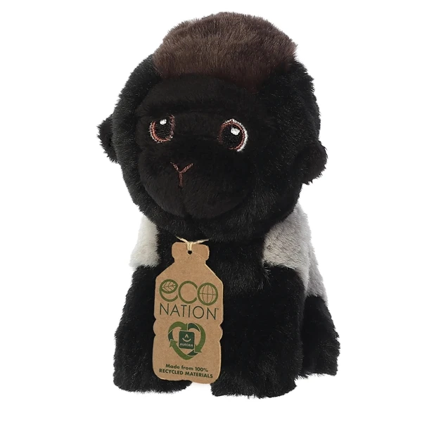 Eco Nation Mini Stuffed Gorilla By Aurora 5 Eco Nation Mini Stuffed Gorilla By Aurora - Image 5