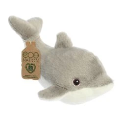 Eco Nation Mini Stuffed Dolphin By Aurora