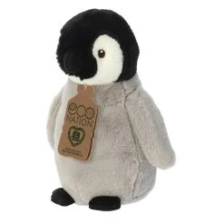 Eco Nation Stuffed Baby Penguin By Aurora -Boutique plush toy store AR 35096 6