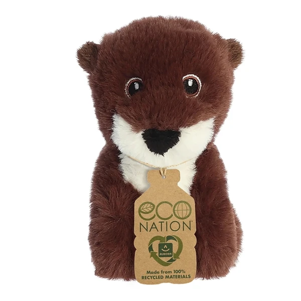 Eco Nation Mini Stuffed River Otter By Aurora 1 Eco Nation Mini Stuffed River Otter By Aurora