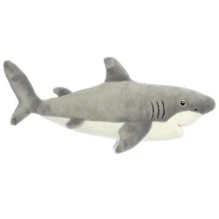 Destination Nation Great White Shark Stuffed Animal By Aurora -Boutique plush toy store AR 87255 4