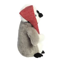 7 Inch Stuffed Penguin With Santa Hat By Aurora -Boutique plush toy store AR 99264 4
