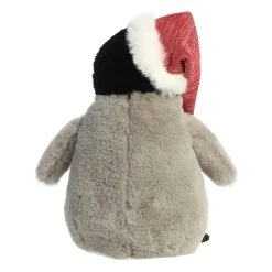 7 Inch Stuffed Penguin With Santa Hat By Aurora -Boutique plush toy store AR 99264 5