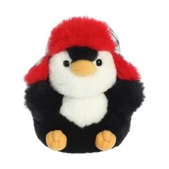 Porter The Stuffed Penguin 5.5 Inch Rolly Pet By Aurora
