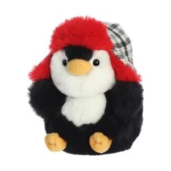 Porter The Stuffed Penguin 5.5 Inch Rolly Pet By Aurora -Boutique plush toy store AR 99333 7