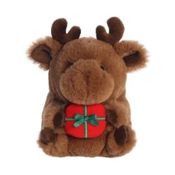 Monty The Stuffed Moose 5.5 Inch Rolly Pet By Aurora