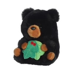 Blizzard The Stuffed Black Bear 5.5 Inch Rolly Pet By Aurora -Boutique plush toy store AR 99335 7