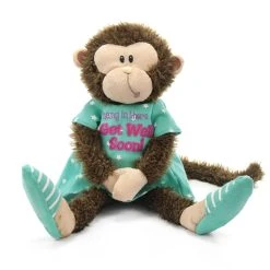Mendin' Monkey The Stuffed Get Well Soon Monkey By First And Main