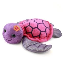 Tallulah The Sparkly Purple Stuffed Turtle 15 Inch By First And Main