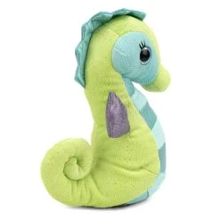 Sasha The Sparkly Green Stuffed Seahorse 10 Inch By First And Main -Boutique plush toy store BB 6165 4